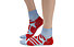 On Performance Mid Sock M - calzini running - uomo, Light Blue/Red