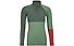 Ortovox 230 Competition - maglia tecnica a maniche lunghe - donna, Green/Red