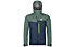 Ortovox 3L Ravine Shell M - giacca hardshell - uomo, Blue/Green