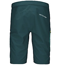 Ortovox Brenta - pantaloni corti arrampicata - uomo, Dark Green/Yellow