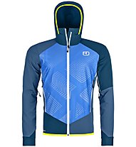 Ortovox Col Becchei - giacca scialpinismo - uomo, Light Blue/Blue/Yellow