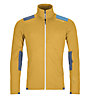 Ortovox Merino Fleece Light Grid - giacca in pile - uomo, Yellow