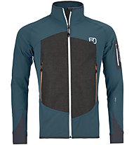 Ortovox Merino Shield Shell Piz Badile jacket Giacca Softshell Alpinismo uomo, Blue/Black