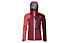Ortovox Ortler - giacca con cappuccio sci alpinismo - donna, Dark Red