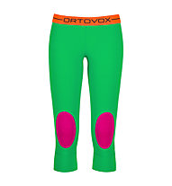 Ortovox Pantaloni 3/4 Rock'n'Wool donna, Crazy Green