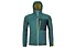 Ortovox Swisswool Piz Duan - giacca alpinismo - uomo, Blue/Green