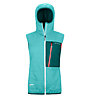 Ortovox Swisswool Piz Duan - gilet - donna, Light Blue