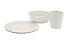 Outwell Breakfast Bamboo Set - stoviglie, White