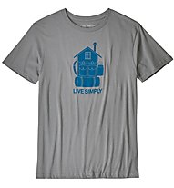 Patagonia Live Simply Home - T-Shirt - Herren, Grey