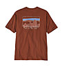 Patagonia M's '73 Skyline Organic - T-shirt - uomo, Dark Red