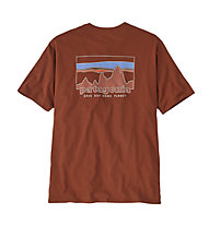 Patagonia M's '73 Skyline Organic T-Shirt - Herren, Dark Red