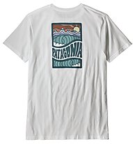 Patagonia Cosmic Peaks Organic - T-shirt - uomo, White