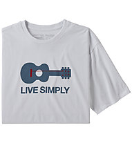 Patagonia M´s Live Simply® Guitar Responsibili-Tee® - T-Shirt - Herren, White