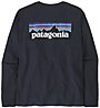 Patagonia P-6 Logo Responsibili-Tee® - Herren-Langarmshirt, Blue/Light Blue