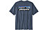 Patagonia M´s P-6 Logo Responsibili-Tee® - T-shirt - uomo, Blue/White