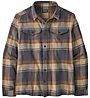 Patagonia Ms Fjord Flannel - Langarmshirt - Herren, Brown/Violet