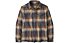 Patagonia Ms Fjord Flannel - camicia a maniche lunghe - uomo, Brown/Violet