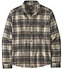 Patagonia Ms L/S LW Fjord Flannel - camicia maniche lunghe - uomo, Grey