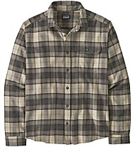 Patagonia Ms L/S LW Fjord Flannel - Langarm Hemd - Herren , Grey