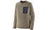 Patagonia R1 Air - Fleecepullover - Herren, Brwon/Grey