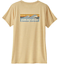 Patagonia W's Cap Cool Daily Graphic - T-shirt - donna, Light Orange