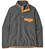 Patagonia Ws LW Synch Snap-T P/O - Fleece-Sweatshirt - Damen, Grey/Orange