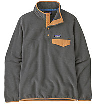 Patagonia Ws LW Synch Snap-T P/O - felpa in pile - donna, Grey/Orange