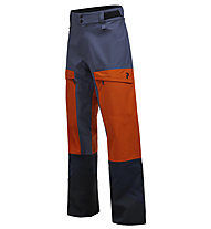 Peak Performance Gravity Gore-Tex 3L M – pantaloni da sci - uomo, Blue/Orange
