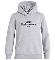 Peak Performance Original Hood - felpa con cappuccio - bambino, Grey