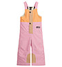 Picture Snowy Toddler Bib Jr - pantaloni da sci - bambina, Pink/Orange/Brown
