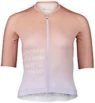 Poc Ws Pristine Print - maglia ciclismo - donna, Orange/Violet