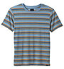 Prana Dustin Short Sleeve Crew - T-Shirt - Herren, Blue/Orange