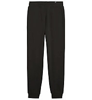 Puma Essential Script Metallic Jr - pantaloni fitness - ragazza, Black