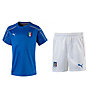 Puma Set  bambino maglia + pantalone corto calcio della Nazionale Italia Replica Originale EURO 2016