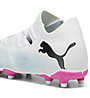 Puma Future 7 Match FG/AG Jr - scarpe da calcio per terreni compatti/duri - ragazzo, White/Pink