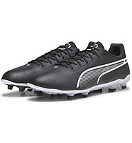 Puma King Pro FG/AG - scarpe da calcio per terreni compatti/duri - uomo, Black/White