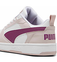 Puma Rebound V6 Lo Jr - Sneakers - Mädchen, Pink/Purple/White