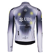 Q36.5 Pro Cycling Team - maglia ciclismo maniche lunghe , Grey/Yellow