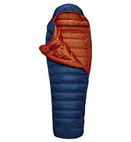 Rab Ascent 700 - sacco a pelo in piuma, Blue/Red