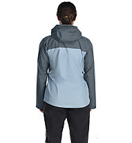 Rab Downpour Eco - giacca trekking - donna, Grey/Light Blue