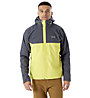 Rab Downpour Eco - giacca trekking - uomo, Grey/Yellow