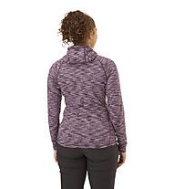 Rab Maze - felpa in pile con cappuccio - donna, Violet