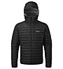 Rab Microlight Alpine - giacca in piuma con cappuccio - uomo, Black