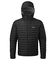 Rab Microlight Alpine - giacca in piuma con cappuccio - uomo, Black