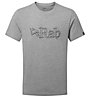 Rab Stance Sketch SS - T-Shirt - Herren, Grey