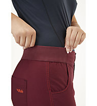 Rab Valkyrie - pantaloni arrampicata - donna, Bordeaux