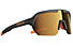 React Optray - occhiali sportivi, Black/Orange