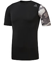 Reebok Activchill Graphic Compression Tee - Fitness-Shirt - Herren, Black