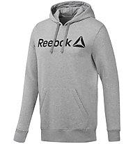 Reebok Graphic Series Training Delta - felpa con cappuccio - uomo, Light Grey