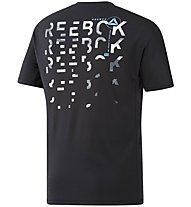 Reebok One Series Training Speedwick Graphic - T-shirt fitness - uomo, Black
